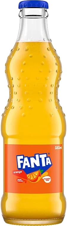 Fanta Appelsin 330ml Glassflaske