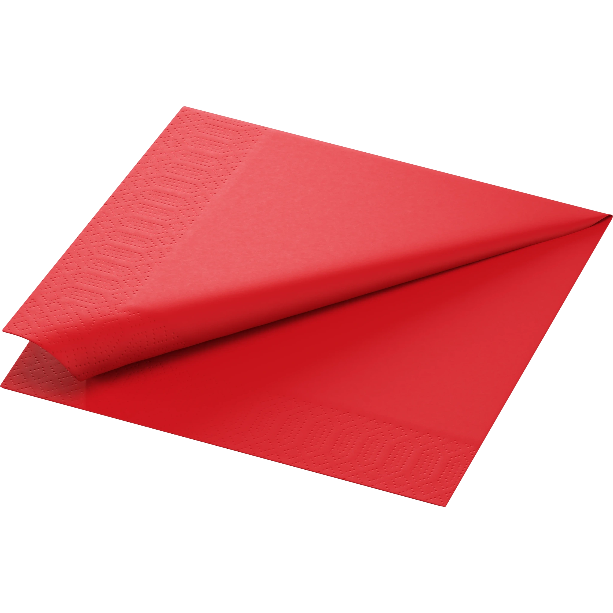 Duni Tissue-Serviette Rot