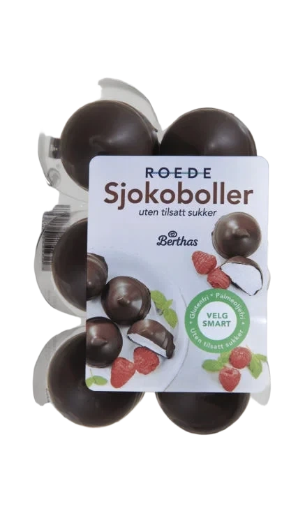 Sjokoboller u/Sukker 6pk Berthas