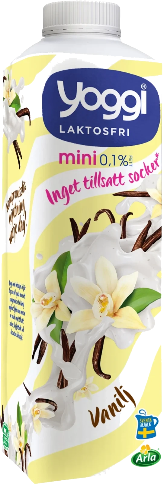 Mini laktosfri yoghurt vanilj 1000 g
