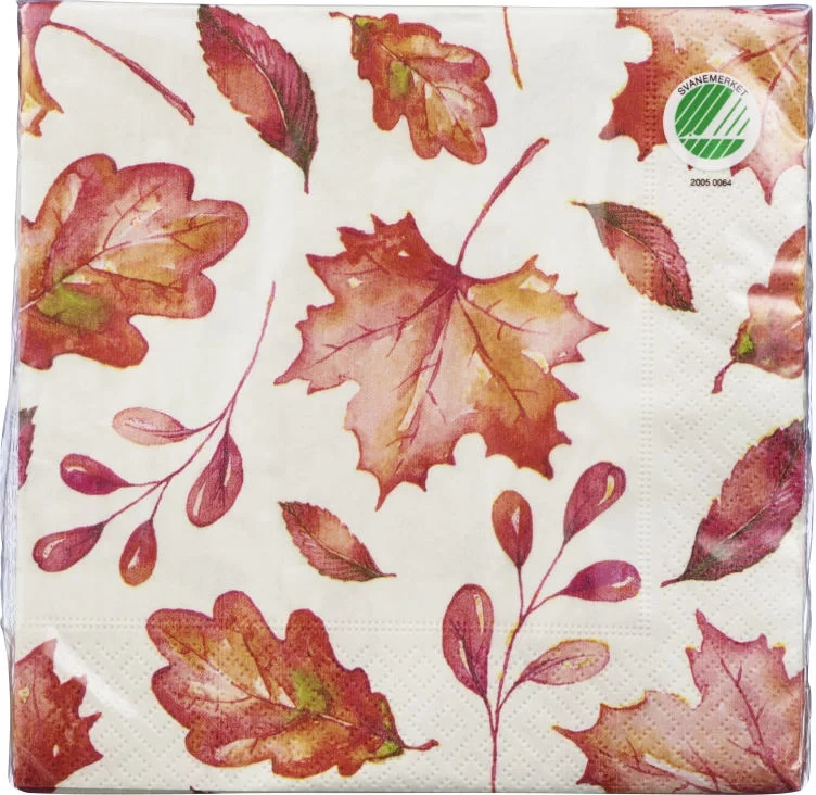 Serviett Lunsj Autumn Leaves 20stk Unik