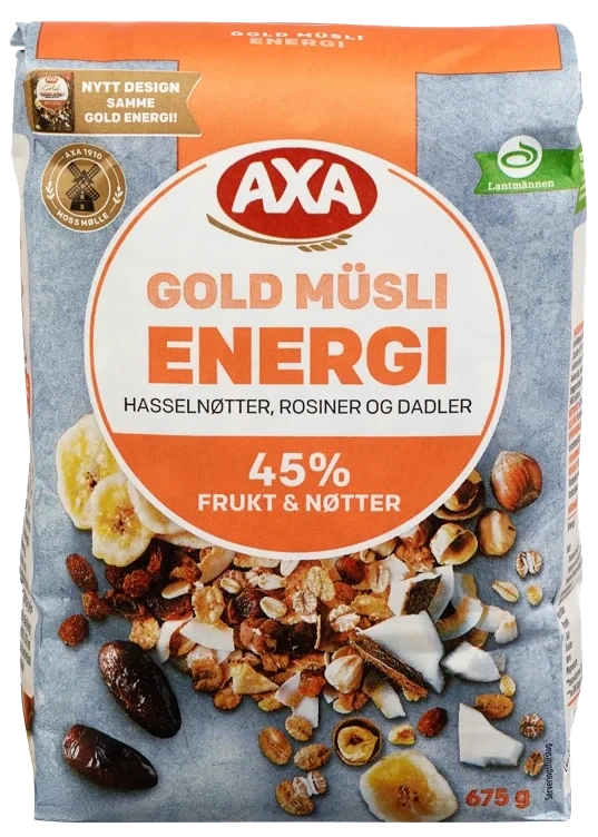 Gold energi müsli   675g