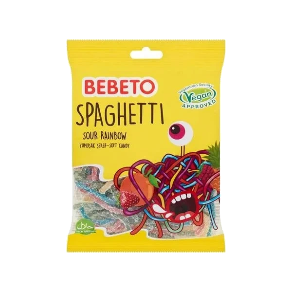 Spaghettisnører - Rainbow