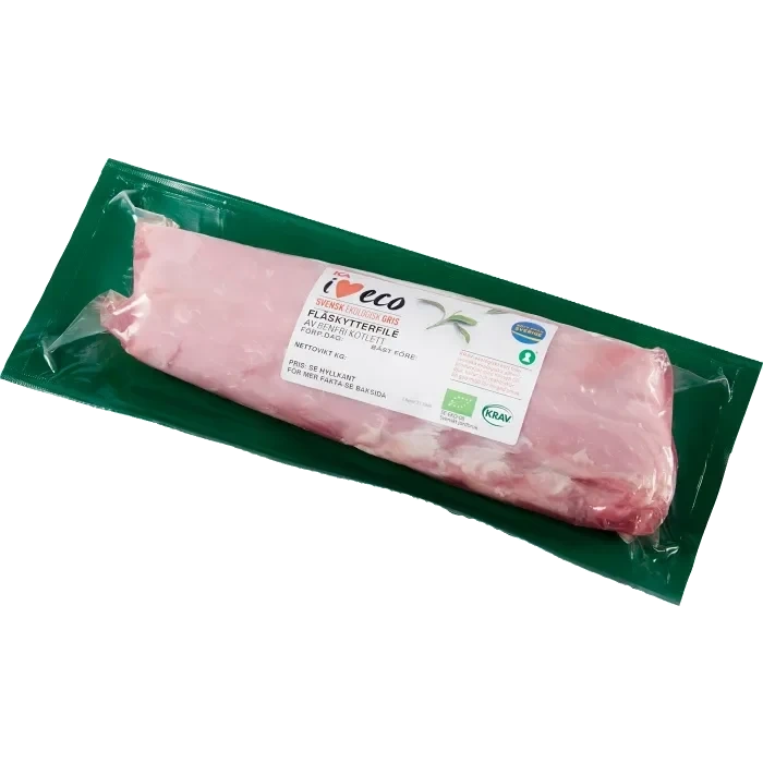 Fläskytterfilé Frystinad ca 650g KRAV ICA I love eco