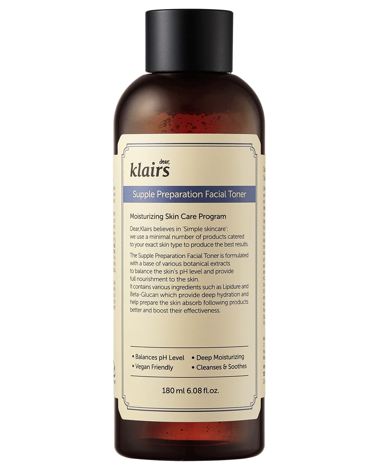 Klairs Supple Preparation Facial Toner, 180 ml