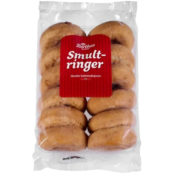 Smultringer 12stk 440g Berthas