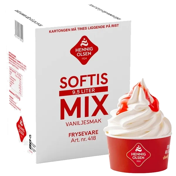 Softis-mix Frossen 9,5l Hennig-olsen