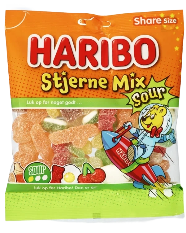 Stjerne Mix Sour 200g Haribo