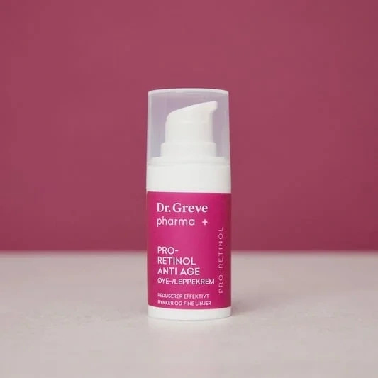 Dr. Greve Pharma Pro-Retinol Anti Age Øye-/Leppekrem, 15 ml