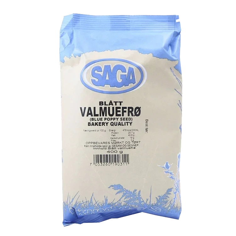 Valmuefrø, blå          400g