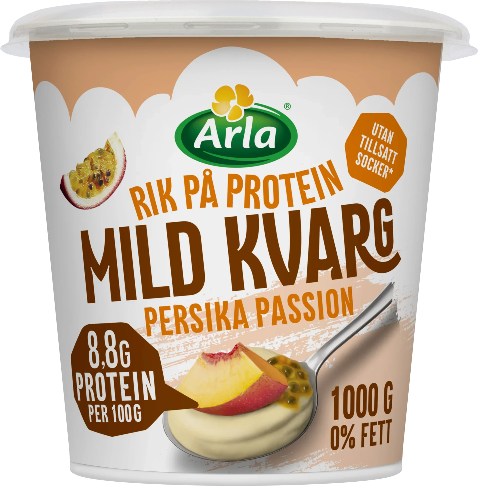 Mild kvarg persika / passion