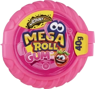 Mega Roll Bubble Gum 40g