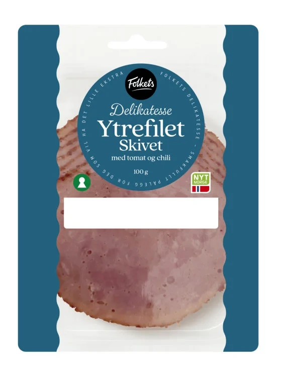 Folkets Svin Ytrefilet Tomat&chili 100g Folkets
