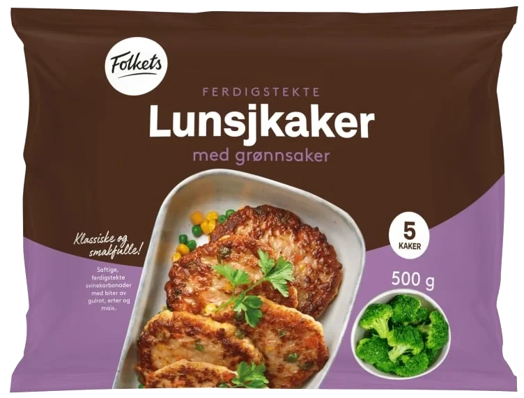 Lunsjkaker 500g Folkets