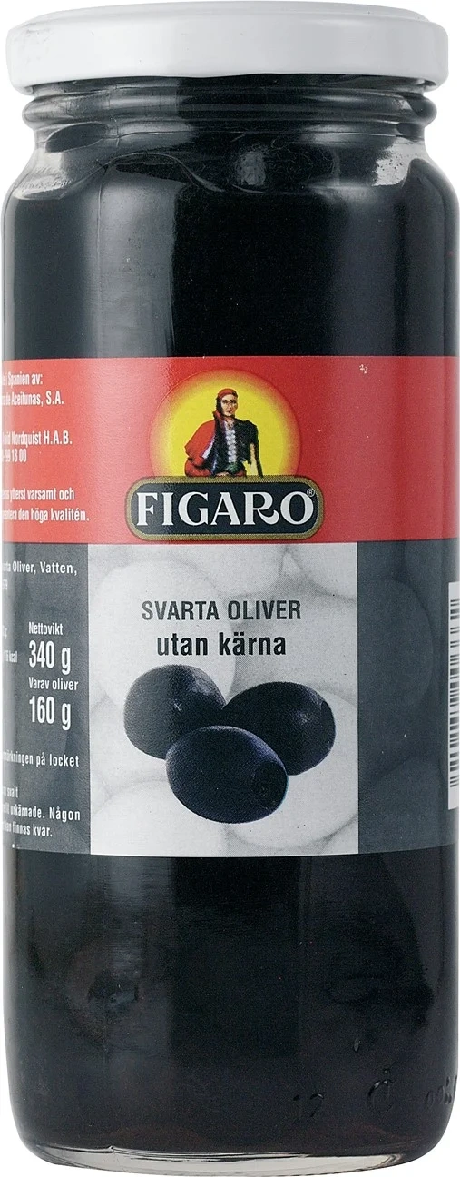 Svarta Oliver utan kärna