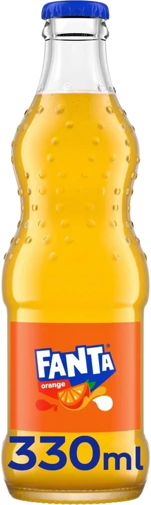 Fanta Appelsin 330ml Glassflaske
