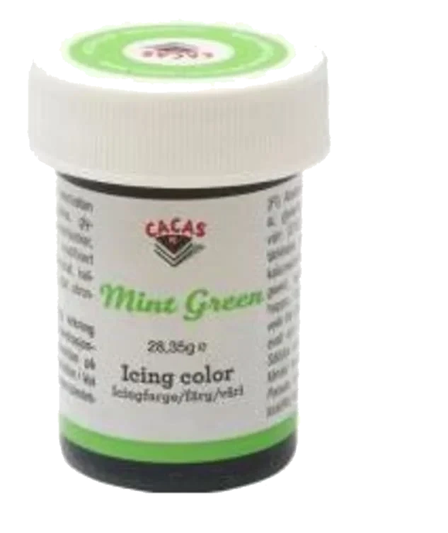 Icingfarge Mintgrønn 28g Cacas