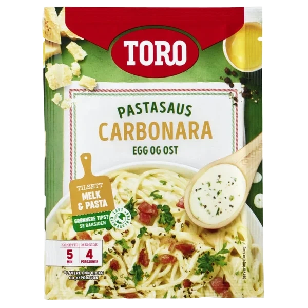 Carbonara Pastasaus 29g Toro