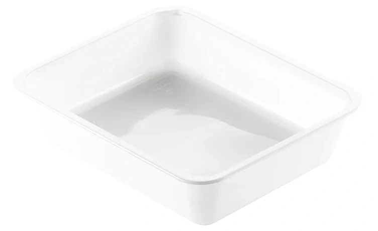 CPET-Schale Weiß