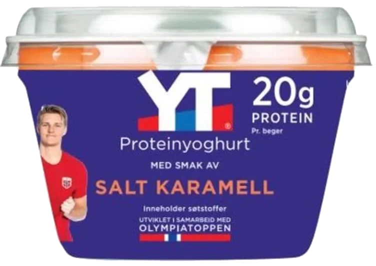 Yt proteinyoghurt salt karamell  200g
