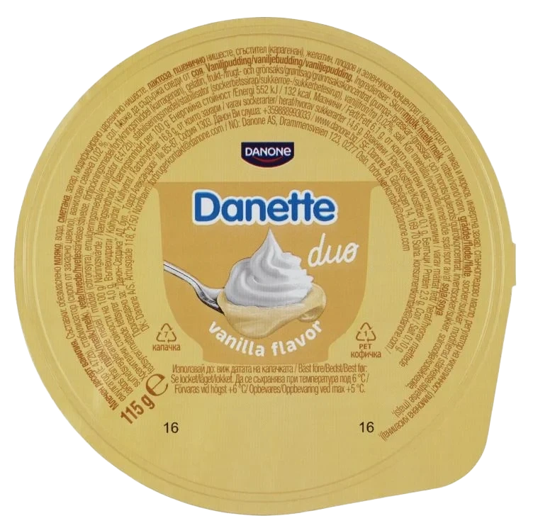 Vaniljepudding 115g Danette