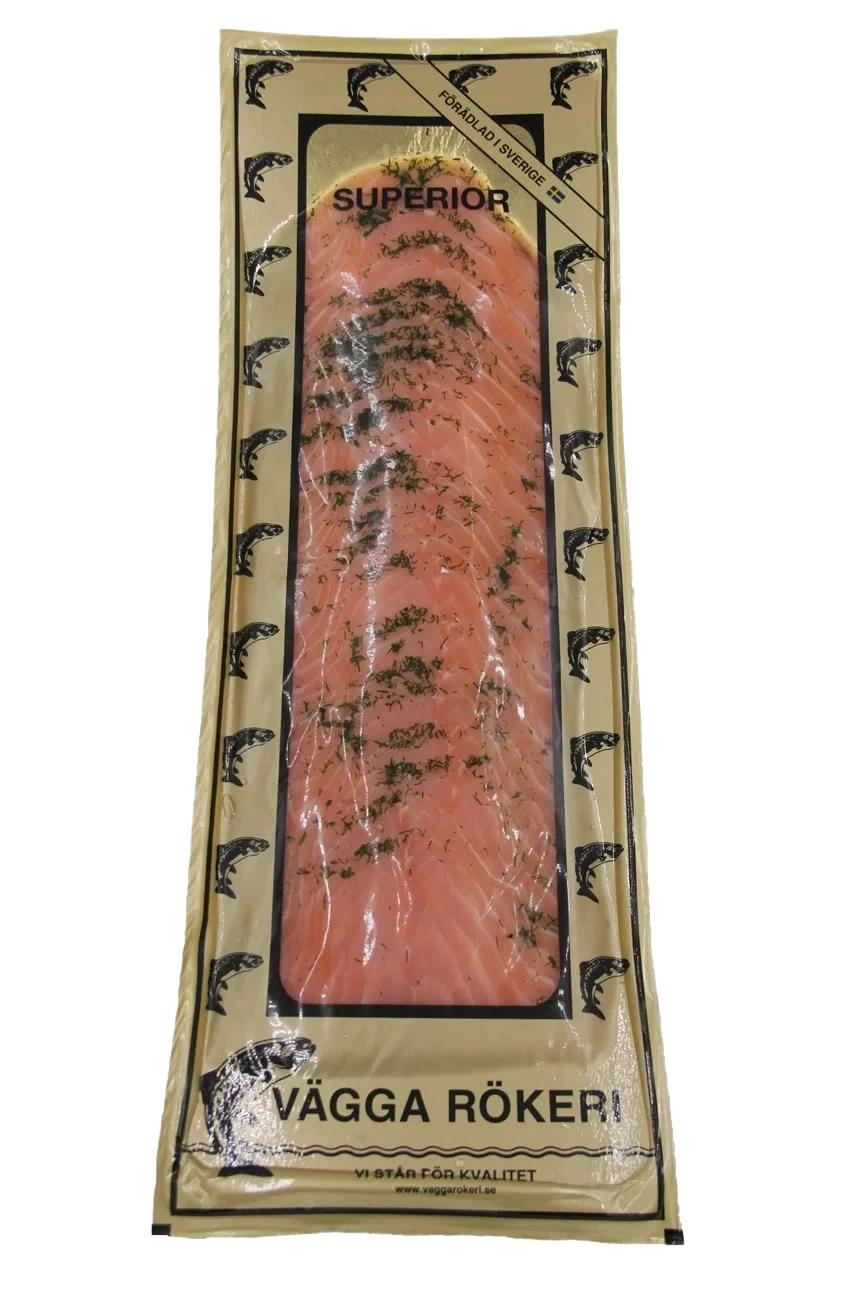 Gravad Norsk lax skivad