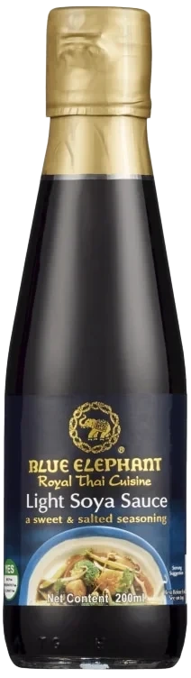 Soya Sauce Light 200ml Blue Elephant