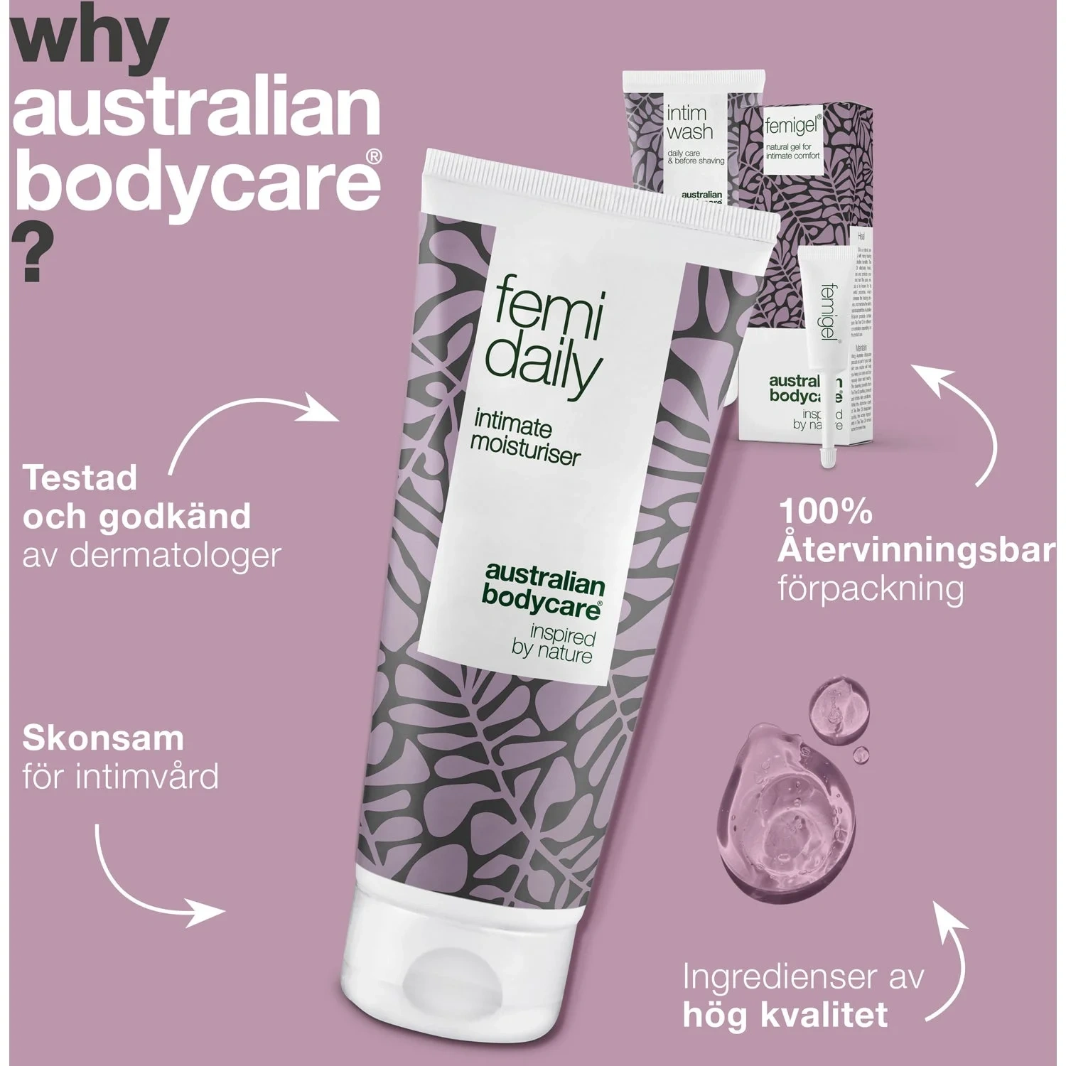 Australian Bodycare Intimate Treatment Kit – 3-Step Care For Itching, Dryness And Discomfort 250 ml