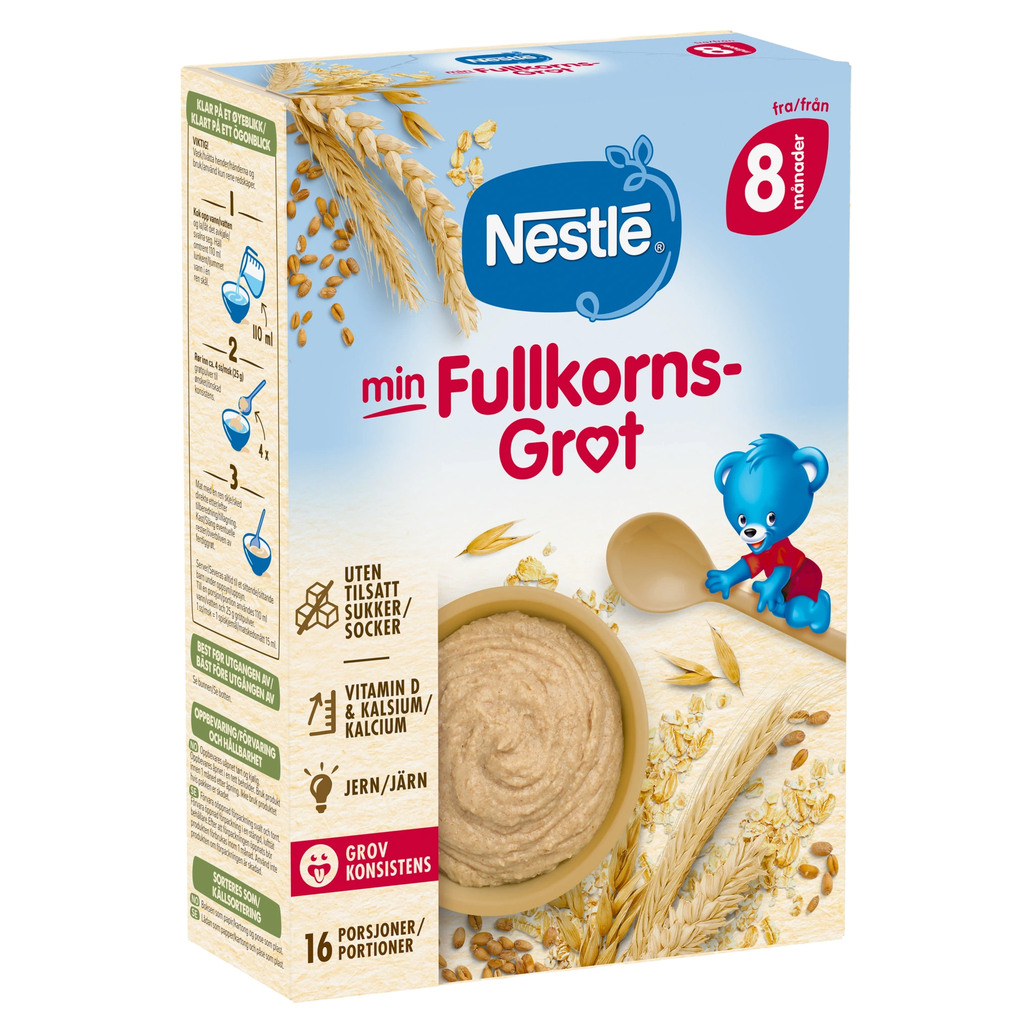 Min Fullkornsgröt 8 månader