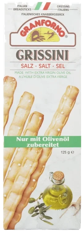 Grissini Salt 125g Granforno