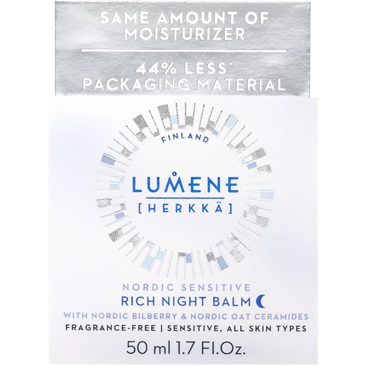 Lumene Nordic Sensitive Rich Night Balm, 50 ml