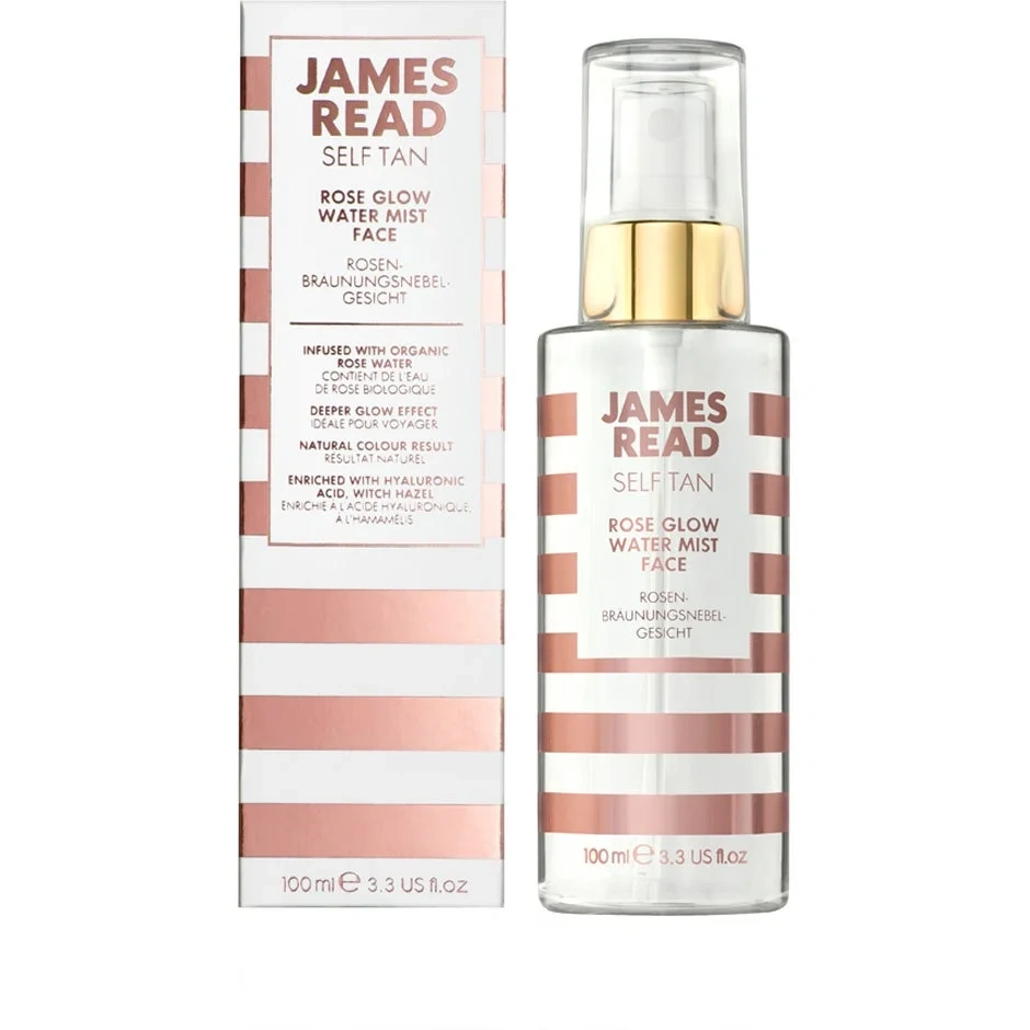 James Read Rose Glow Tan Mist Face
