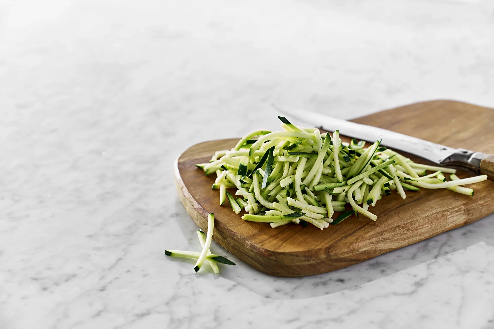 Zucchini julienne