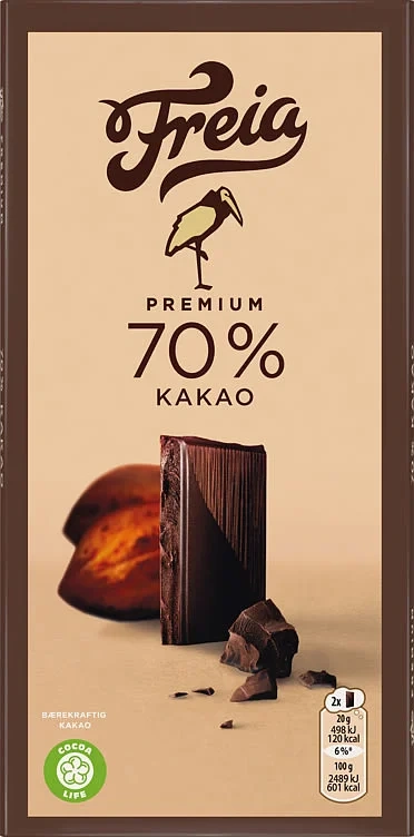 Premium Dark 70% Cocoa 100g Freia