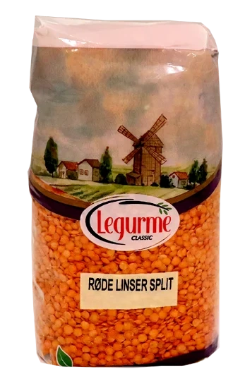 Legurme Røde Linser Split 1 kg