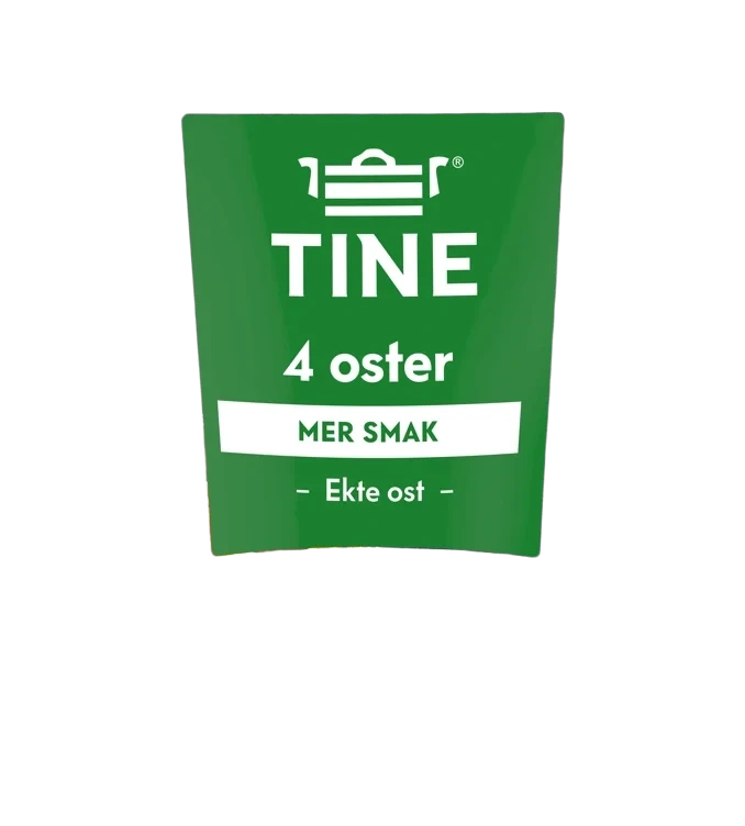 Ekte revet ost 4 oster  250g