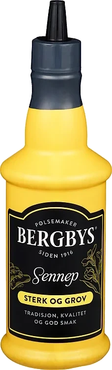 Sennep sterk og grov  465g