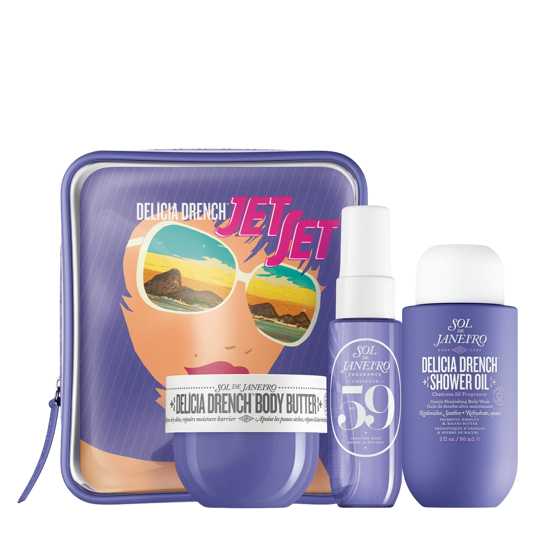 Sol de Janeiro Delicia Drench Jet Set Body Kit