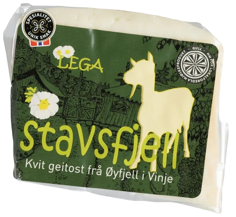 Stavsfjell Geitost Kvit Ca300g Lega