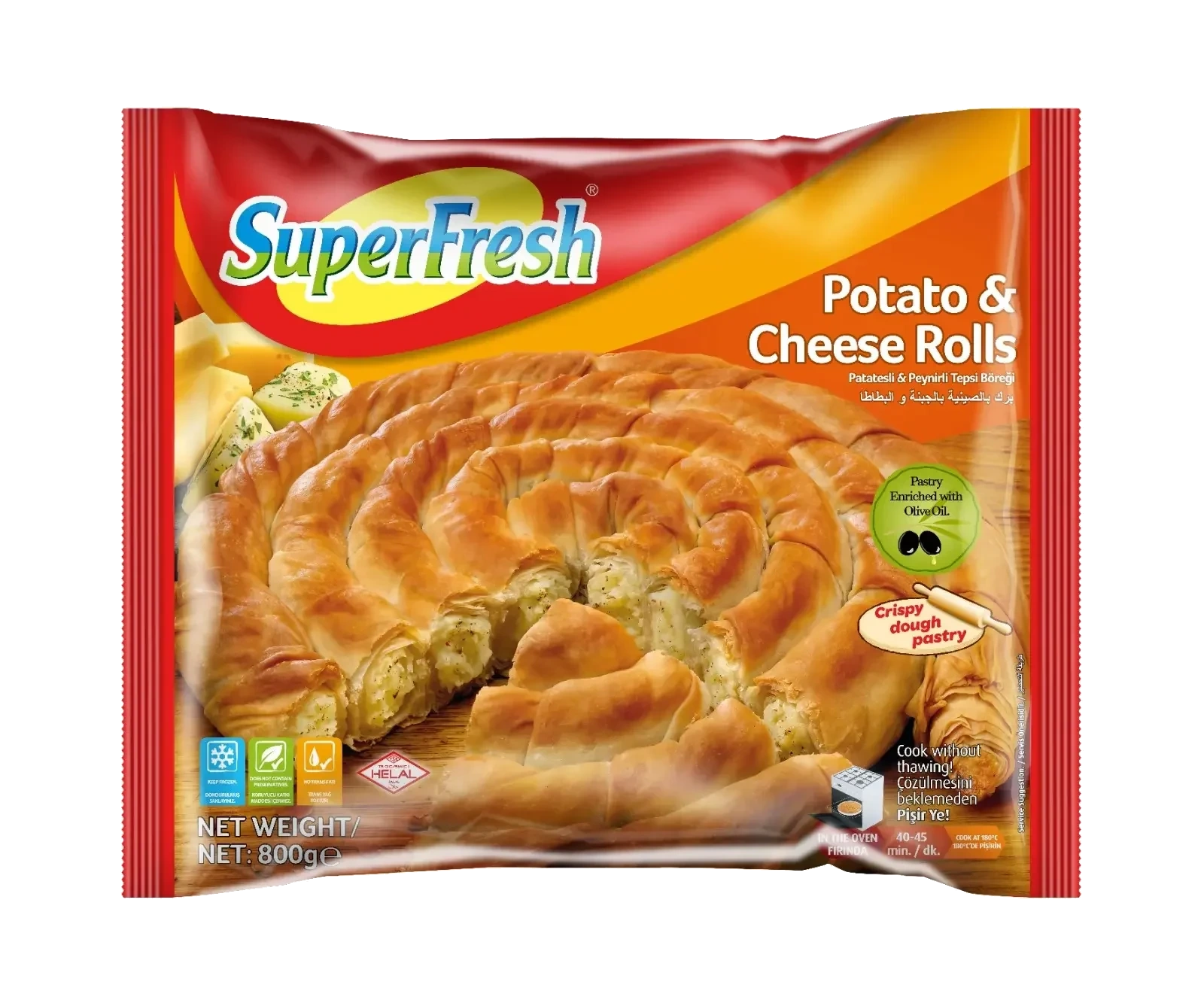 Superfresh Potet & Ost 800g