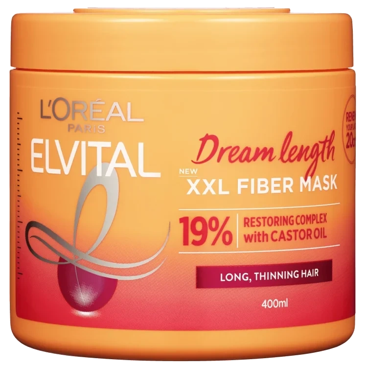 Elvital Fiber Mask Dream Length 400ml Loreal