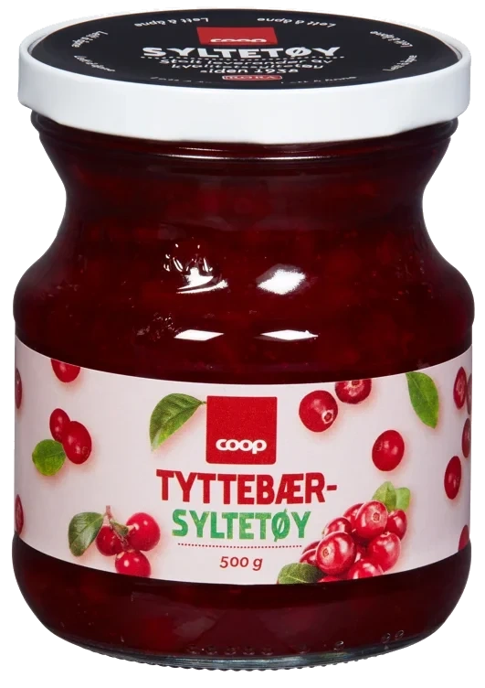 Tyttebærsyltetøy   500g