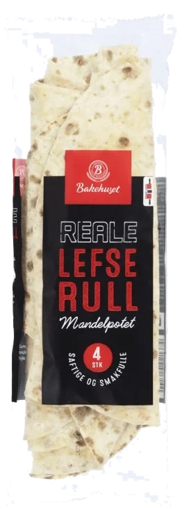 Lefserull m/Mandelpotet 4stk 280g Reale