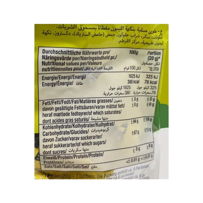 Napoleon Karameller Citron