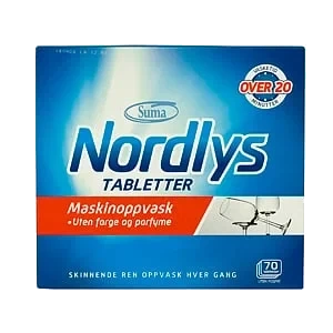 Suma nordlys tabl. vask over 20min            70stk