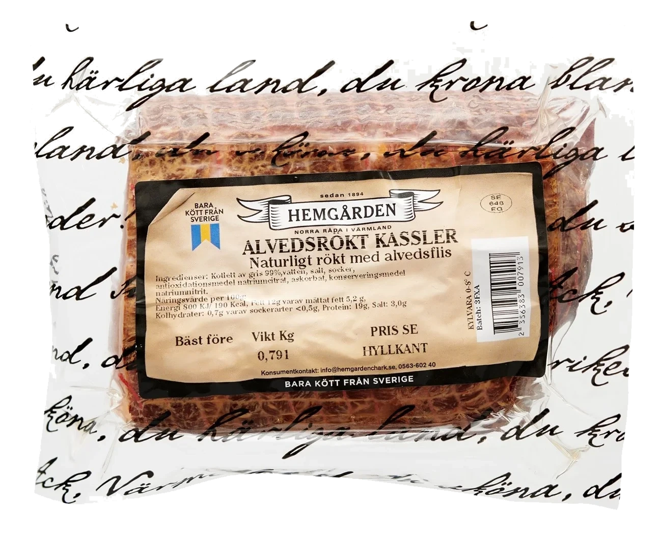 Alvedsrökt Kassler
