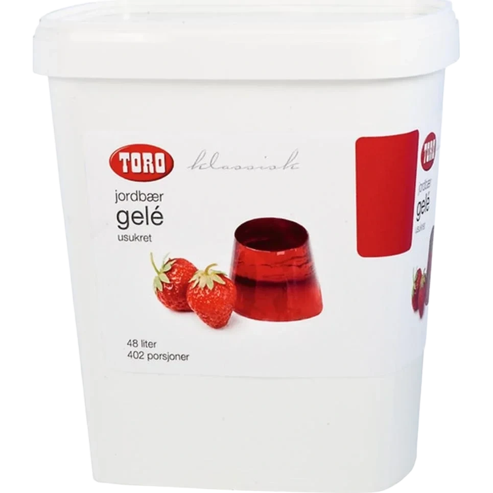 Jordbærgele Usukret 1,3kg