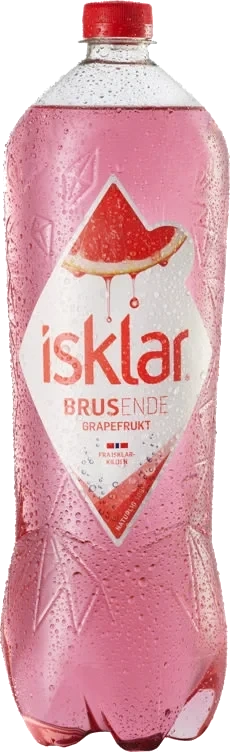 Isklar Sparkling Brusende Grapefrukt 1,5l