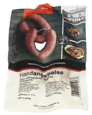 Hardangerpølse eldhusrøykt 335g