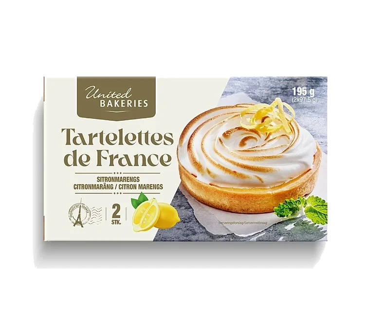 Sitron&Marengs Terte 2x97g United Bakeries
